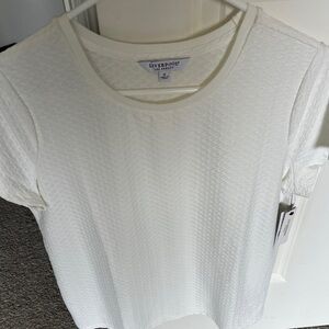 Liverpool Cream Textured Short Sleeve Tee